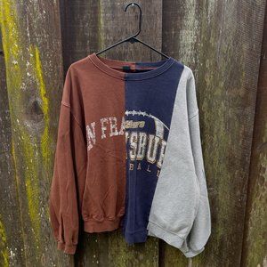 1 of 1 Vintage Reworked San Francisco 49ers Football Sweatshirt Mens Large